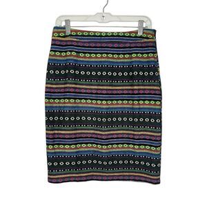 Sassy & Classy Women’s Large Pencil Skirt Textured Geometric Indie Artsy